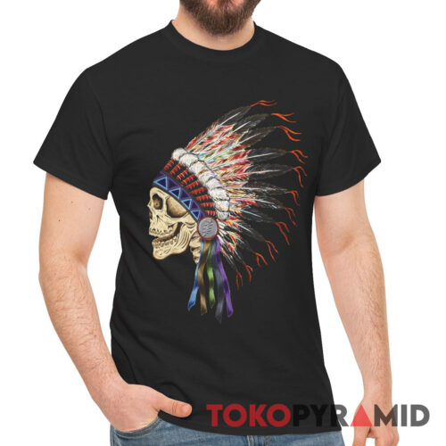 90s Vintage Grateful Dead Spring 1990 Indian Skull Rare T Shirt
