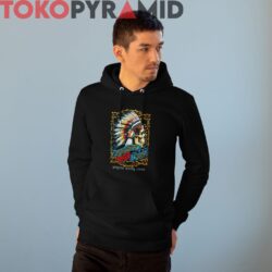 90s Vintage Grateful Dead Spring Tour 1990 Native Skull Rare