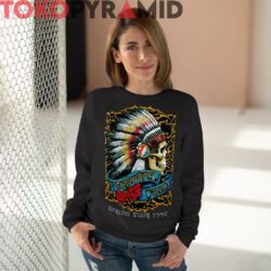 90s Vintage Grateful Dead Spring Tour 1990 Native Skull Rare