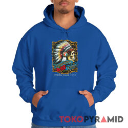 90s Vintage Grateful Dead Spring Tour 1990 Native Skull Rare Hoodie