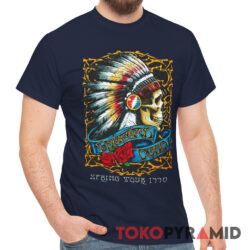 90s Vintage Grateful Dead Spring Tour 1990 Native Skull Rare T Shirt