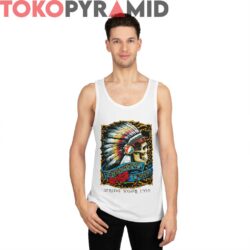 90s Vintage Grateful Dead Spring Tour 1990 Native Skull Rare