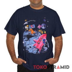 90s Vintage Grateful Dead Standing On The Moon 1995 Dancing Bears 2 Sided Rare Shirt Front