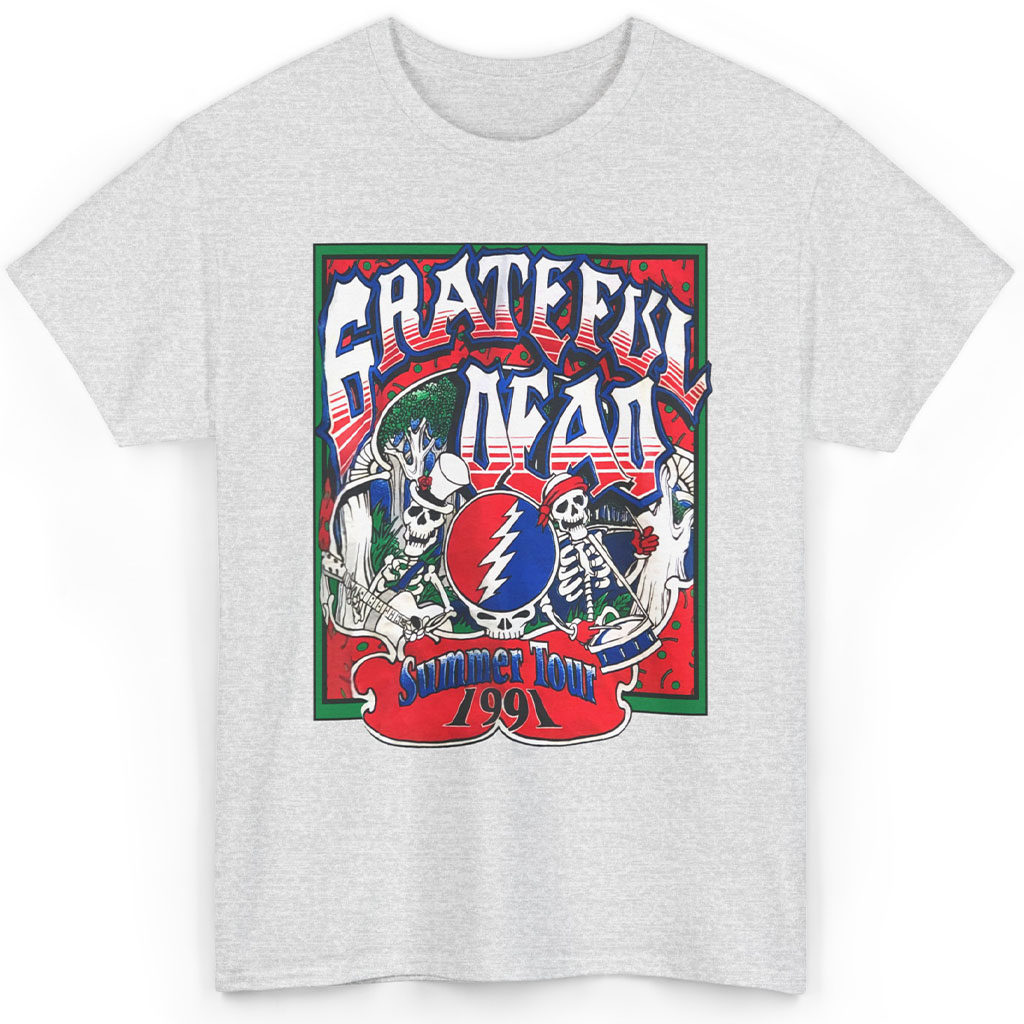 90s Vintage Grateful Dead Summer Tour 1991 Rare Shirt 90s Vintage Grateful Dead Summer Tour 1991 Rare Shirt
