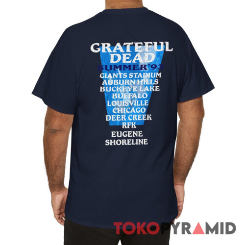 90s Vintage Grateful Dead Summer Tour 1993 Shirt Back