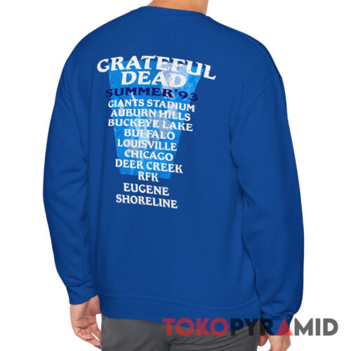 90s Vintage Grateful Dead Summer Tour 1993 Sweatshirt