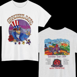 90s Vintage Grateful Dead Summer Tour 1994 With Traffic Shirt