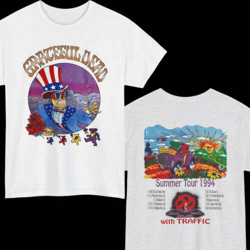 90s Vintage Grateful Dead Summer Tour 1994 With Traffic Shirt
