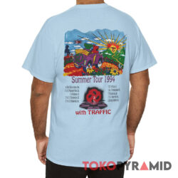 90s Vintage Grateful Dead Summer Tour 1994 With Traffic Shirt Back