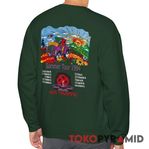 90s Vintage Grateful Dead Summer Tour 1994 With Traffic Sweatshirt