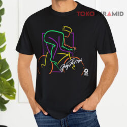 90s Vintage Greg Lemond Taco Bell Cycling Black T shirt