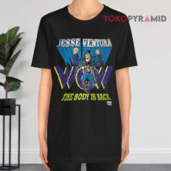 90s Vintage Jesse Ventura Wcw The Body Is Back Black T shirt