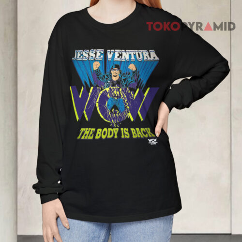 90s Vintage Jesse Ventura Wcw The Body Is Back Long sleeved 90s Vintage Jesse Ventura Wcw The Body Is Back Long sleeved