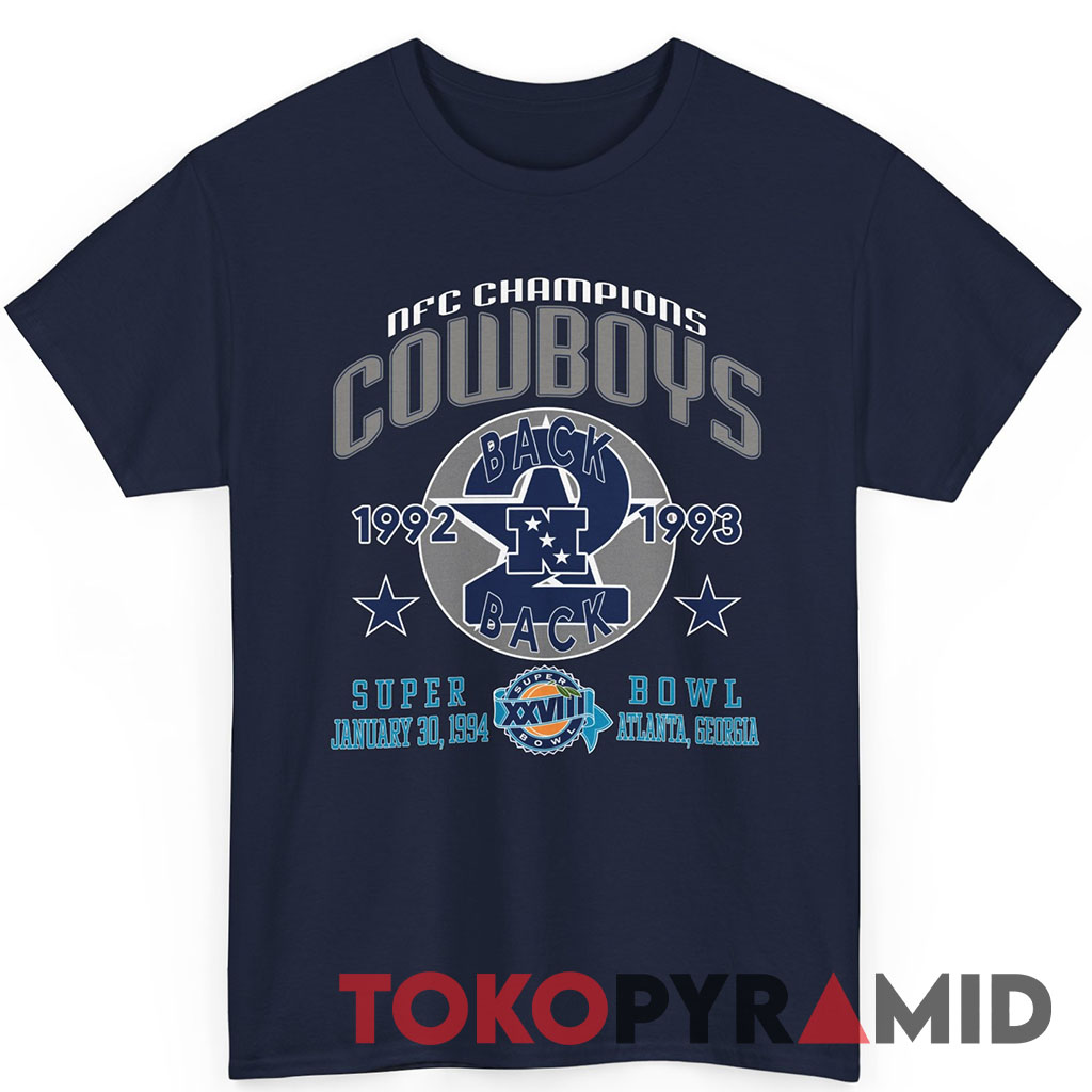 90s Vintage NFC Champions Dallas Cowboys 1992 1993 Back to Back Super Bowl XXVIII Shirt 90s Vintage NFC Champions Dallas Cowboys 1992 1993 Back to Back Super Bowl XXVIII Shirt