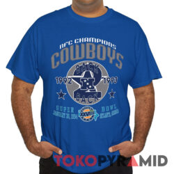 90s Vintage NFC Champions Dallas Cowboys 1992 1993 Back to Back Super Bowl XXVIII Tee