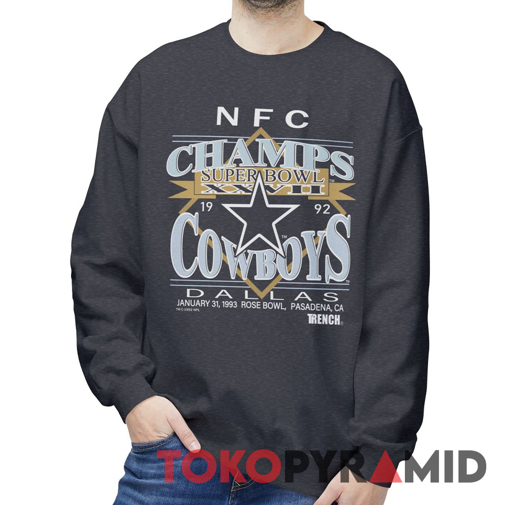 90s Vintage NFC Champs Super Bowl XXVII Dallas Cowboys 1993 Rose Bowl Pasadena Rare Sweatshirt 90s Vintage NFC Champs Super Bowl XXVII Dallas Cowboys 1993 Rose Bowl Pasadena Rare Sweatshirt