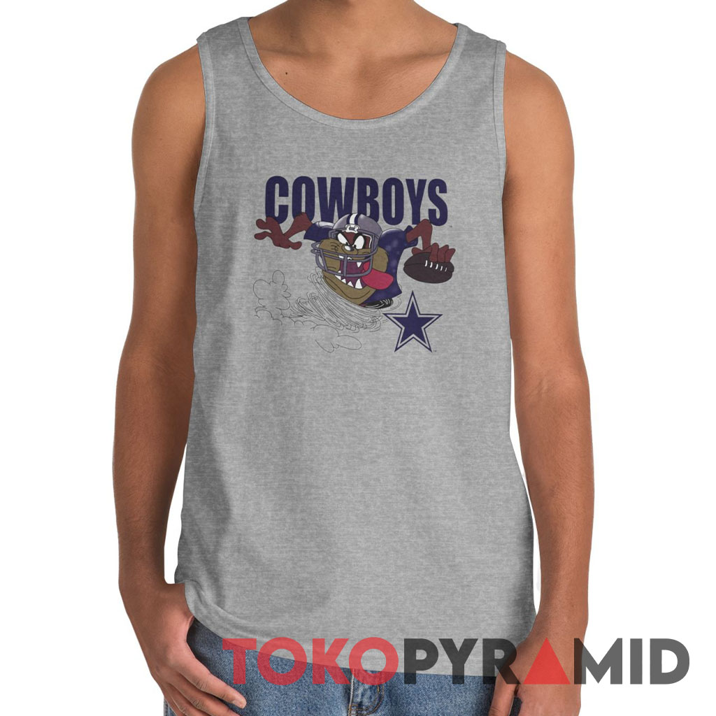 90s Vintage NFL 1996 Dallas Cowboys Looney Tunes Tasmanian Devil Unique Tank Top 90s Vintage NFL 1996 Dallas Cowboys Looney Tunes Tasmanian Devil Unique Tank Top