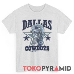 90s Vintage NFL Dallas Cowboys 1996 Helmet Rare T Shirt
