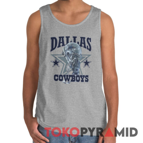 90s Vintage NFL Dallas Cowboys 1996 Helmet Rare Tank Top 90s Vintage NFL Dallas Cowboys 1996 Helmet Rare Tank Top