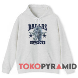 90s Vintage NFL Dallas Cowboys 1996 Helmet Rare T-shirt 4 90s Vintage NFL Dallas Cowboys 1996 Old Helmet Grey Hoodie