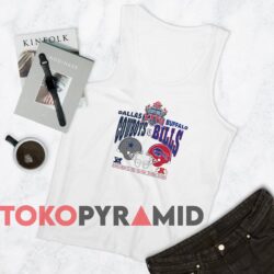 90s Vintage NFL Dallas Cowboys Buffalo Bills 1993 Super Bowl XXVII T-shirt 3 90s Vintage NFL Dallas Cowboys Buffalo Bills 1993 Super Bowl XXVII Rose Bowl Pasadena White Tank Top