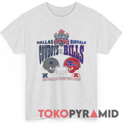 90s Vintage NFL Dallas Cowboys Buffalo Bills 1993 Super Bowl XXVII T Shirt