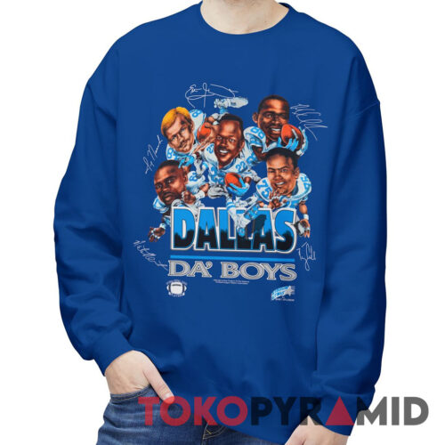 90s Vintage NFL Dallas Cowboys Caricature World Champions Signature Sweatshirt 90s Vintage NFL Dallas Cowboys Caricature World Champions Signature Sweatshirt
