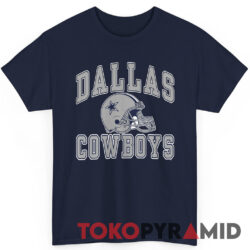 90s Vintage NFL Dallas Cowboys Helmet Football Unique Tee