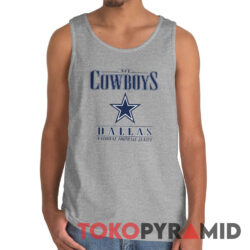 90s Vintage NFL Dallas Cowboys Logo National Football League Rare Tank Top