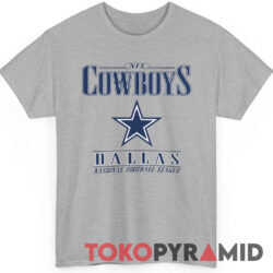 90s Vintage NFL Dallas Cowboys Logo National Football League Rare Tee