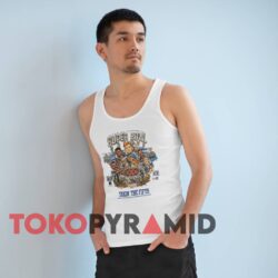 90s Vintage NFL Dallas Cowboys Taking The Fifth Super Bowl Champs Logo Grey Tank Top