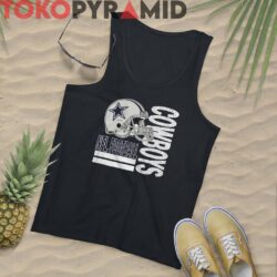 Vintage NFL Football 90s Dallas Cowboys Helmet Rare Tee 3 90s Vintage NFL Football Dallas Cowboys Helmet Rare Black Tank Top