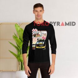 Rare 90s Nascar David Green 96 Tee Caterpillar Chevy Monte Carlo 4 90s Vintage Nascar David Green 96 Tee Caterpillar Chevy Monte Carlo Black Long sleeved