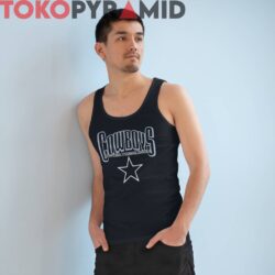 90s Vintage National Football League Dallas Cowboys Logo Rare Tee 2 90s Vintage National Football League Dallas Cowboys Logo Rare Black Tank Top