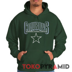 90s Vintage National Football League Dallas Cowboys Logo Rare Hoodie