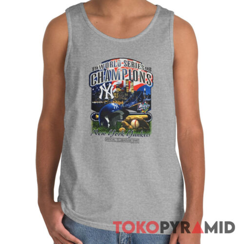 90s Vintage New York Yankees 1998 T shirt World Series Champions MLB Baseball Team Tank Top
