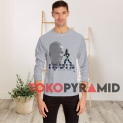 90s Vintage Rare Dallas Cowboys Michael Irvin Photo T-shirt 2 90s Vintage Rare Dallas Cowboys Michael Irvin Photo Grey Long Sleeve