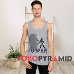 90s Vintage Rare Dallas Cowboys Michael Irvin Photo T-shirt 3 90s Vintage Rare Dallas Cowboys Michael Irvin Photo Grey Tank Top