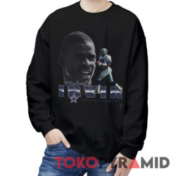 90s Vintage Rare Dallas Cowboys Michael Irvin Photo Sweatshirt