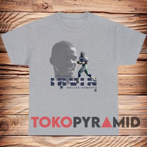 90s Vintage Rare Dallas Cowboys Michael Irvin Photo T shirt