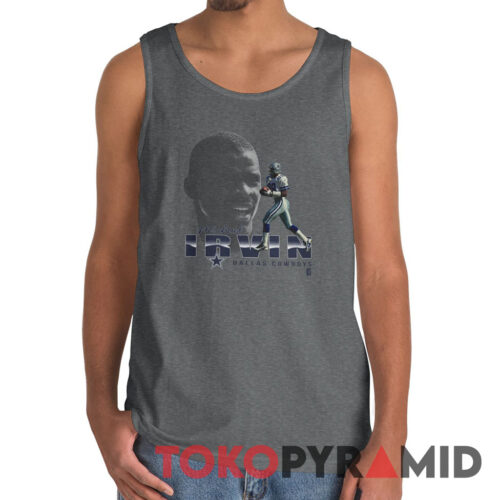 90s Vintage Rare Dallas Cowboys Michael Irvin Photo Tank Top 90s Vintage Rare Dallas Cowboys Michael Irvin Photo Tank Top