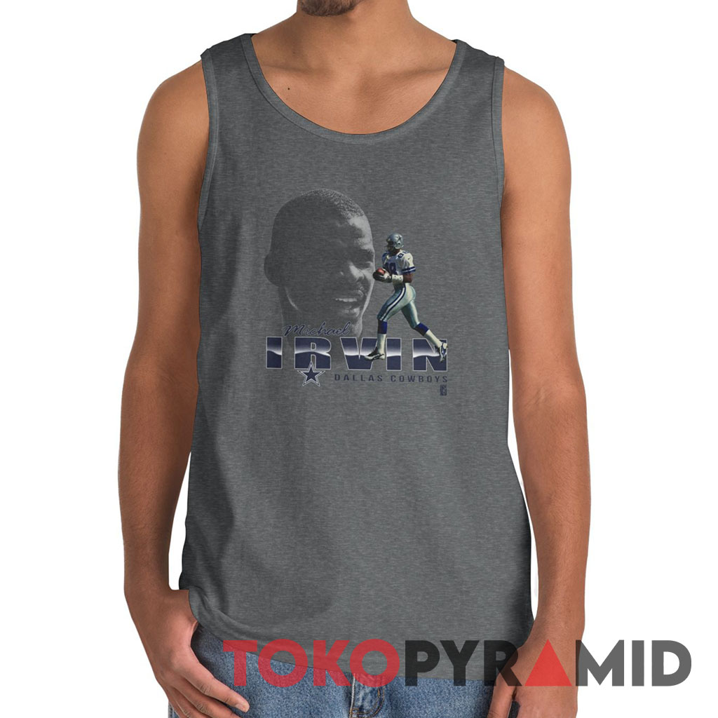 90s Vintage Rare Dallas Cowboys Michael Irvin Photo Tank Top 90s Vintage Rare Dallas Cowboys Michael Irvin Photo Tank Top