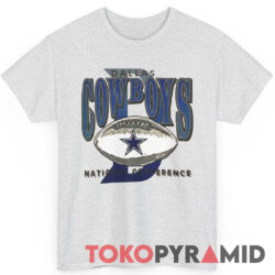 90s Vintage Rare Dallas Cowboys National Conference T Shirt