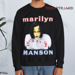 90s Vintage Rare Marilyn Manson Mechanical Animals Shirt 3 90s Vintage Rare Marilyn Manson Mechanical Animals Sweatshirt