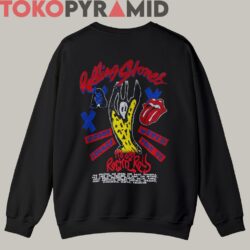 Vintage 1994 Rolling Stones Voodoo Lounge World Tour 2-sided T-shirt 2 90s Vintage Rolling Stones 1994 Voodoo Lounge World Tour 2 Sided Rare Black Long Sleeve