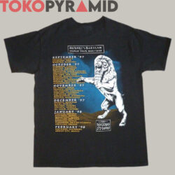 90s Vintage Rolling Stones 1997 Bridges To Babylon Tour 2 Sided Rare T shirt back
