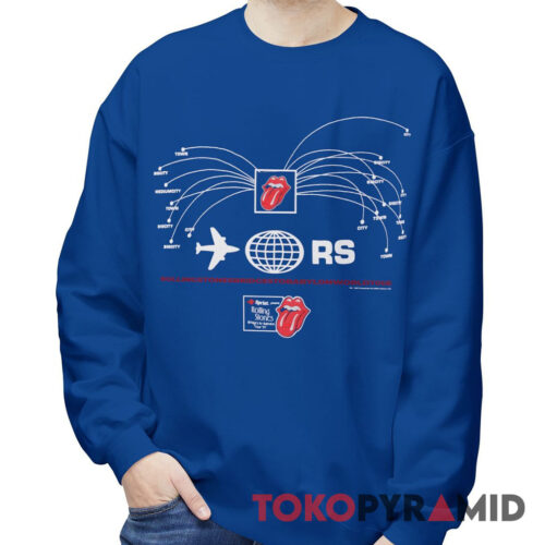 90s Vintage Rolling Stones 1997 Bridges To Babylon World Tour Rare Sweatshirt