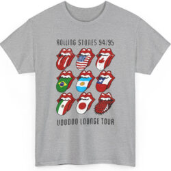 90s Vintage Rolling Stones 94 95 Voodoo Lounge Tour Mouth Tongue Logo Rare Shirt