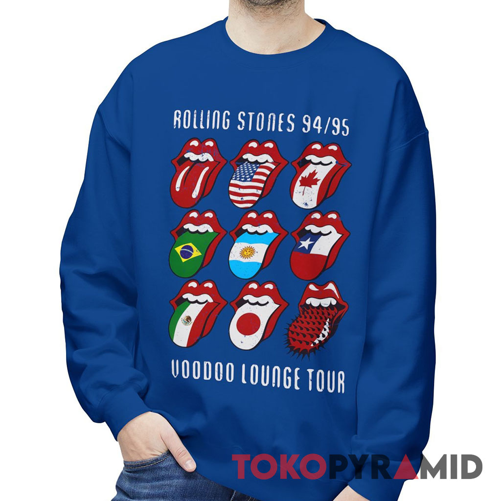 90s Vintage Rolling Stones 94 95 Voodoo Lounge Tour Mouth Tongue Logo Rare Sweatshirt 90s Vintage Rolling Stones 94 95 Voodoo Lounge Tour Mouth Tongue Logo Rare Sweatshirt