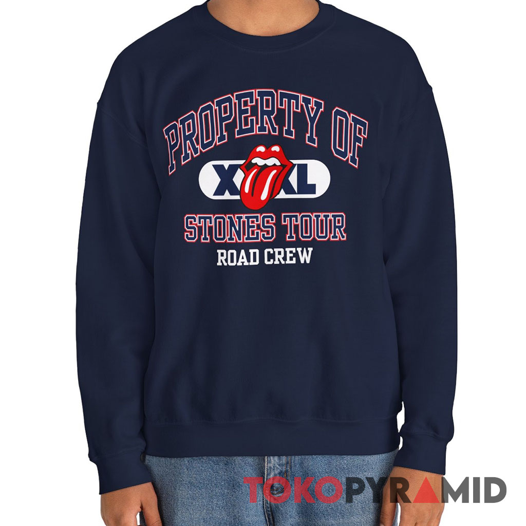 90s Vintage Rolling Stones Property Of Stones Tour Road Crew Rare Sweatshirt 90s Vintage Rolling Stones Property Of Stones Tour Road Crew Rare Sweatshirt